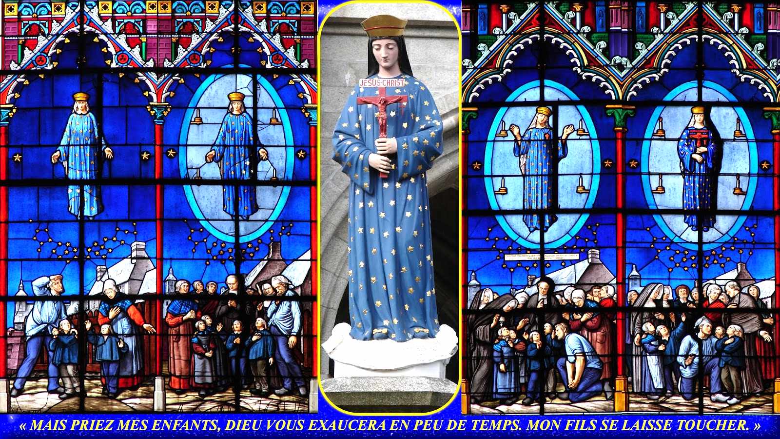 Our Lady of Pontmain, 4 Stages of the Apparation